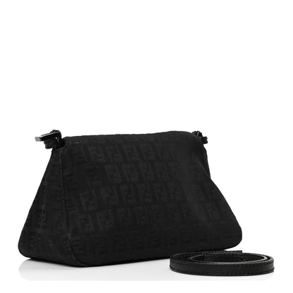 Fendi Zucchino Mini Mama Baguette Black 3 of 4
