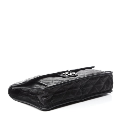 Chanel Caviar Quilted Large French Riviera Flap Black 4 of 10
