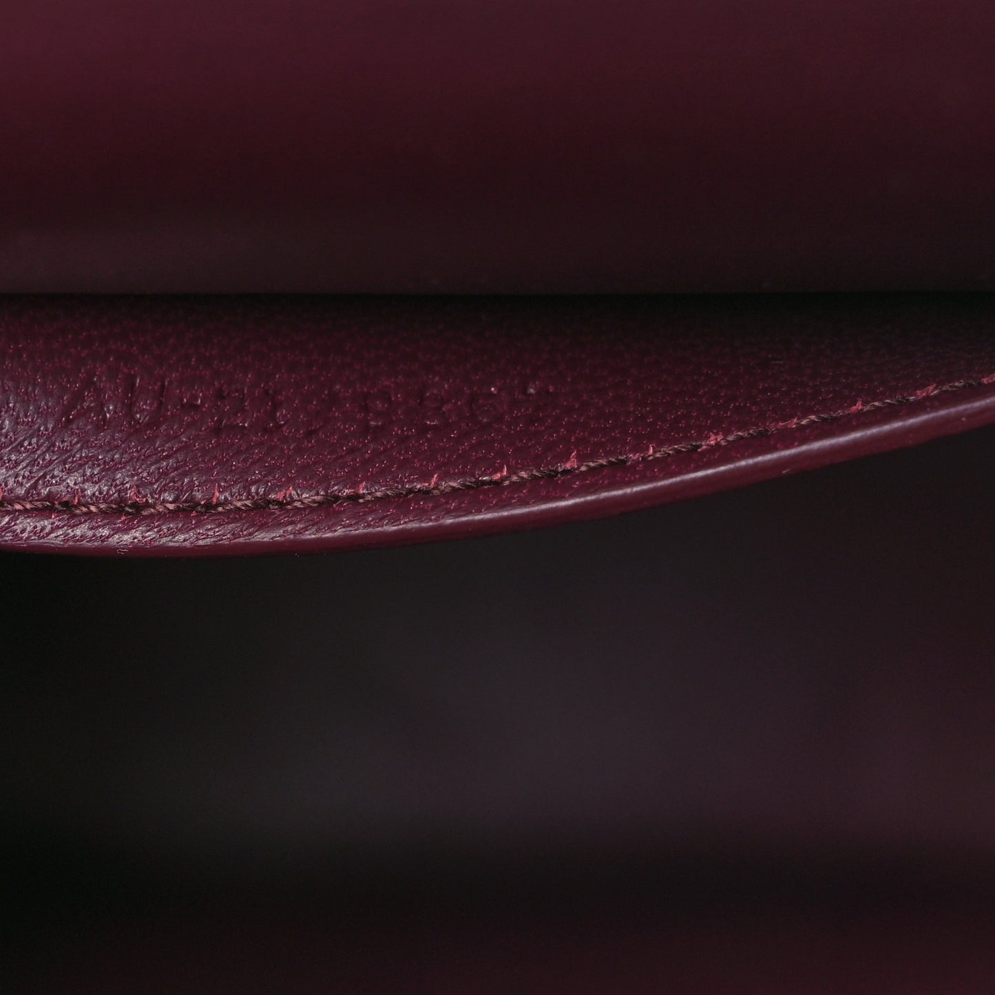 Calfskin Double Gancini Crossbody Plum