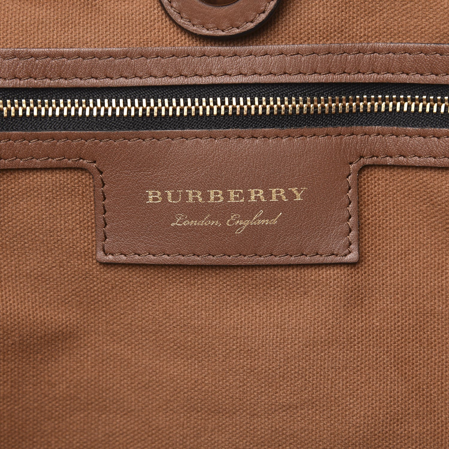 Burberry Horseferry Check Small Canterbury Tote Honey 6 of 12