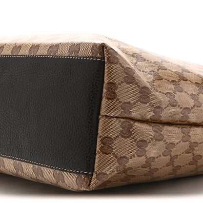 Gucci Crystal Monogram Tote Dark Brown 11 of 11