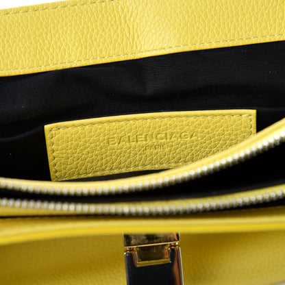 Balenciaga Grained Calfskin Le Dix Small Soft Cartable Jaune Tournesol 7 of 10