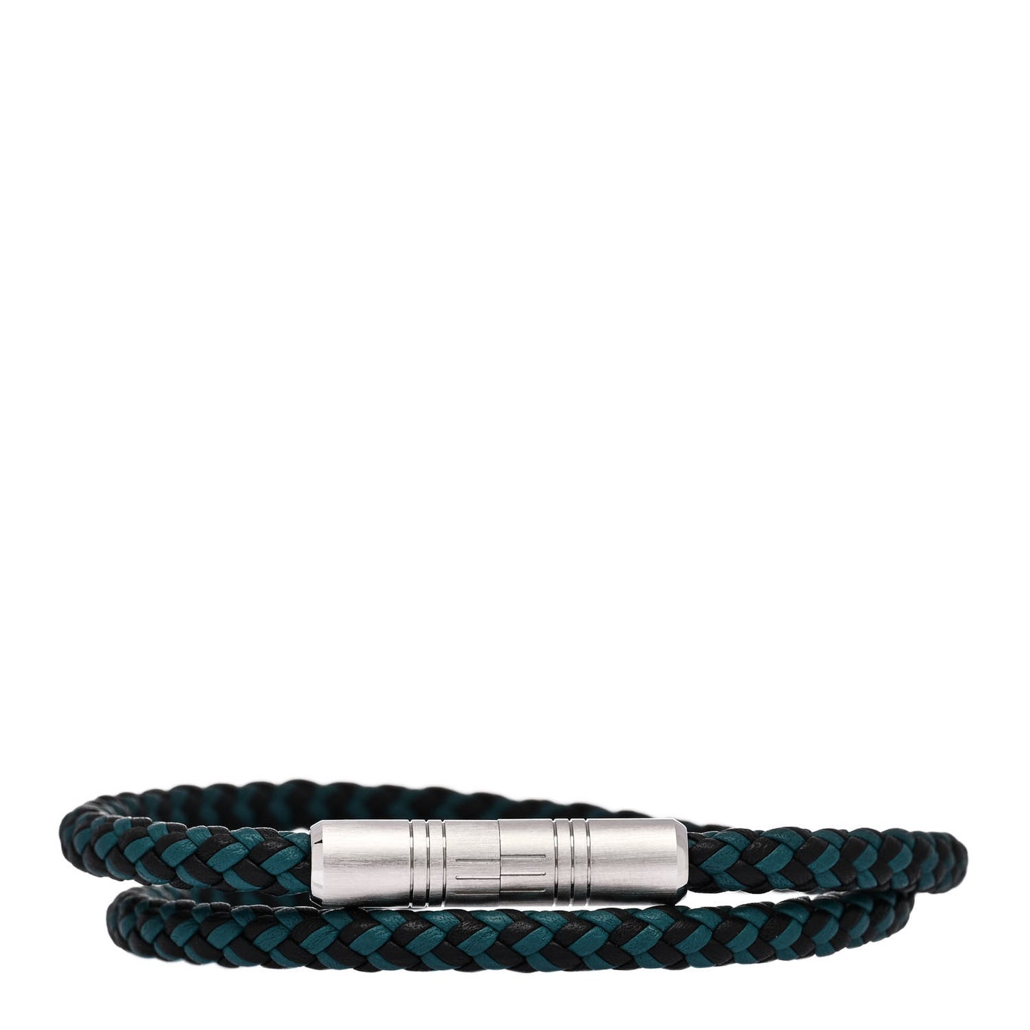 Swift Double Tour Goliath Bracelet  Black Bleu Paon