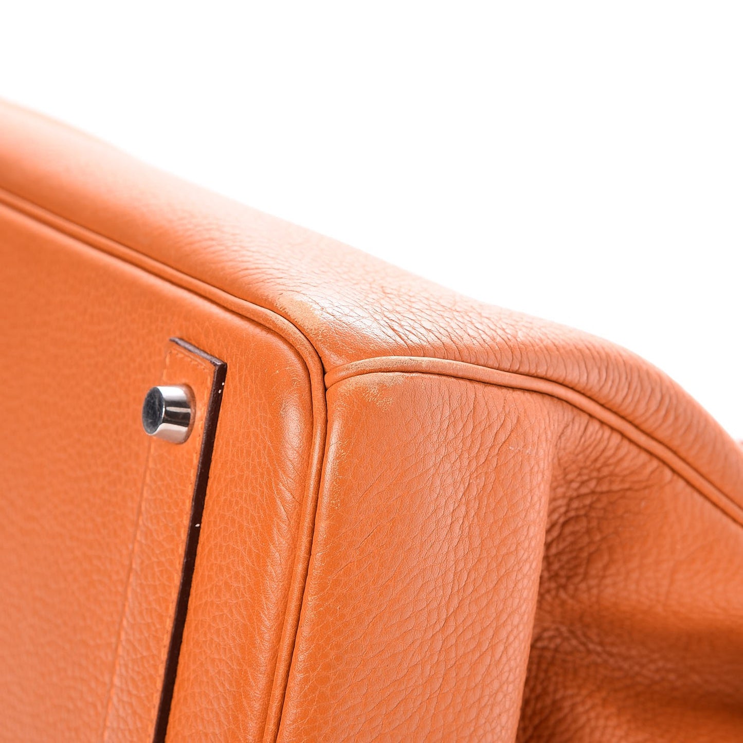 Taurillon Clemence Birkin 40 Orange