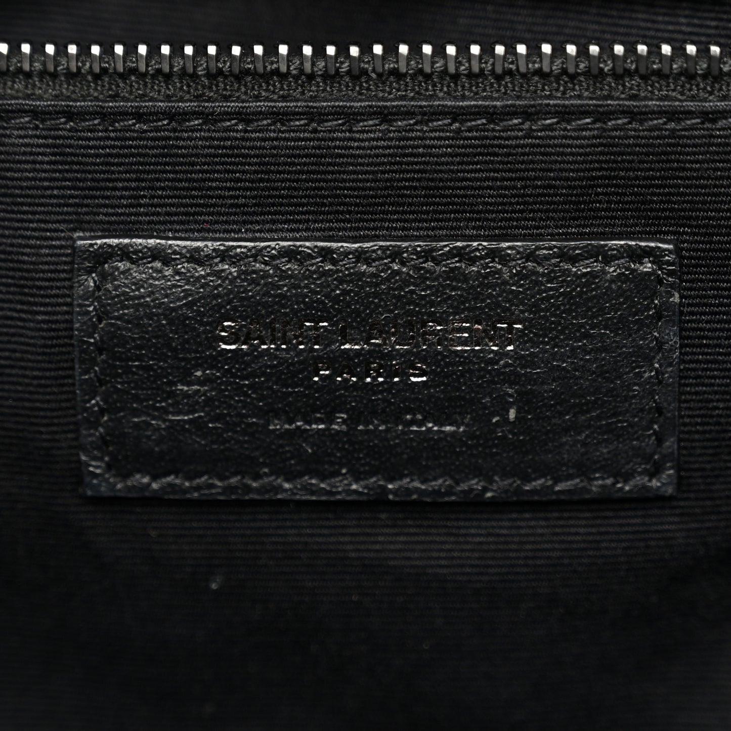 Vintage Lambskin Chevron Monogram Medium Nolita Black