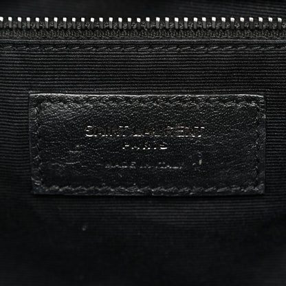 Saint Laurent Vintage Lambskin Chevron Monogram Medium Nolita Black 5 of 12
