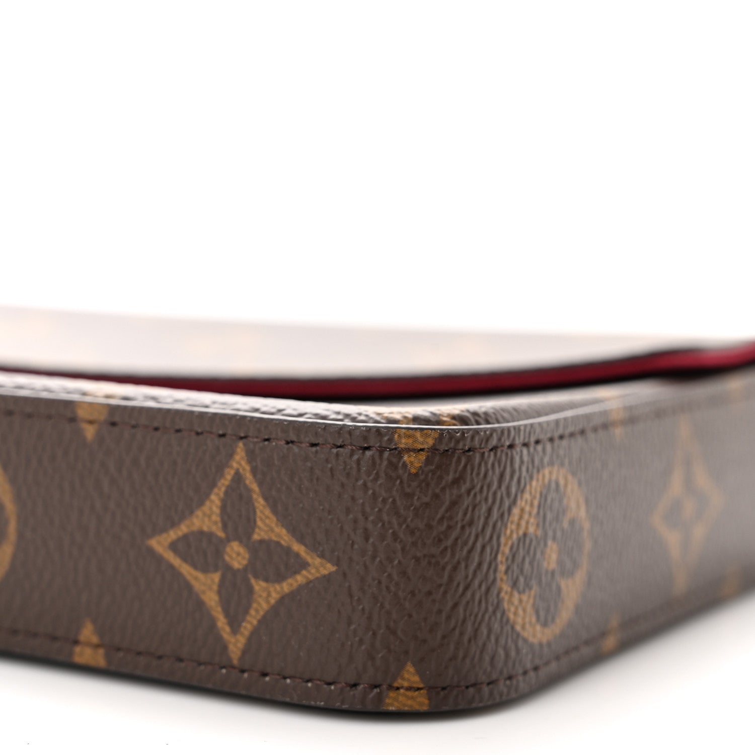 Louis Vuitton Monogram Pochette Felicie Chain Wallet Fuchsia 9 of 9