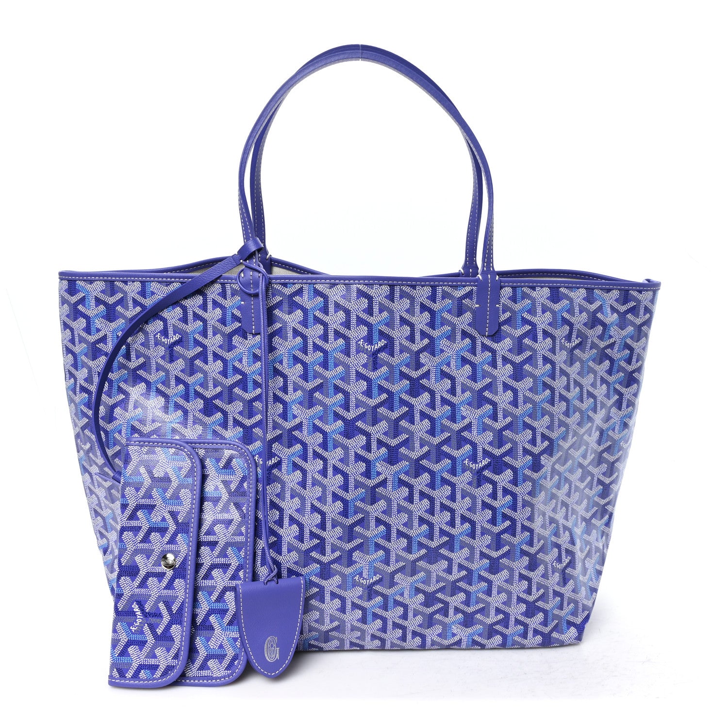 Goyard Goyardine Saint Louis GM Blueberry Purple 3 of 11