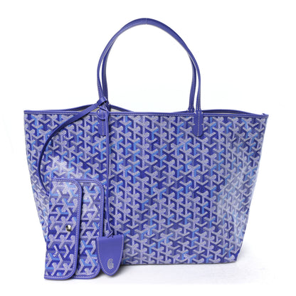 Goyard Goyardine Saint Louis GM Blueberry Purple 3 of 11