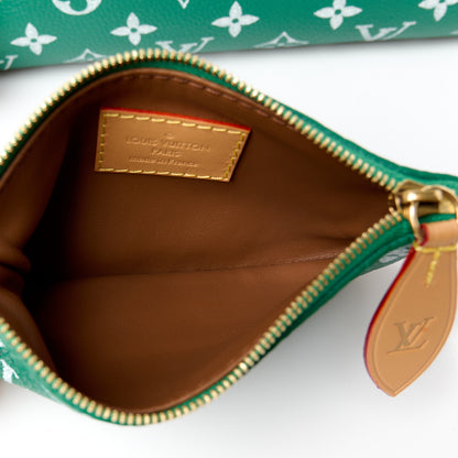 Louis Vuitton Calfskin Monogram Speedy P9 Bandouliere 25 Green 9 of 13