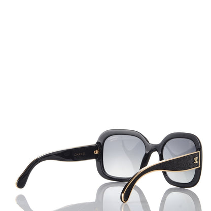 Chanel Stingray Polarized CC Sunglasses 5272-Q Black 4 of 8