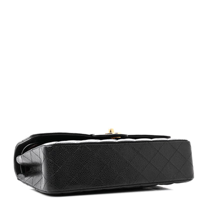 Chanel Caviar Quilted Medium Double Flap Black 4 of 11