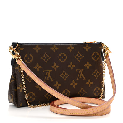 Louis Vuitton Monogram Pallas Clutch Blue Marine 4 of 12