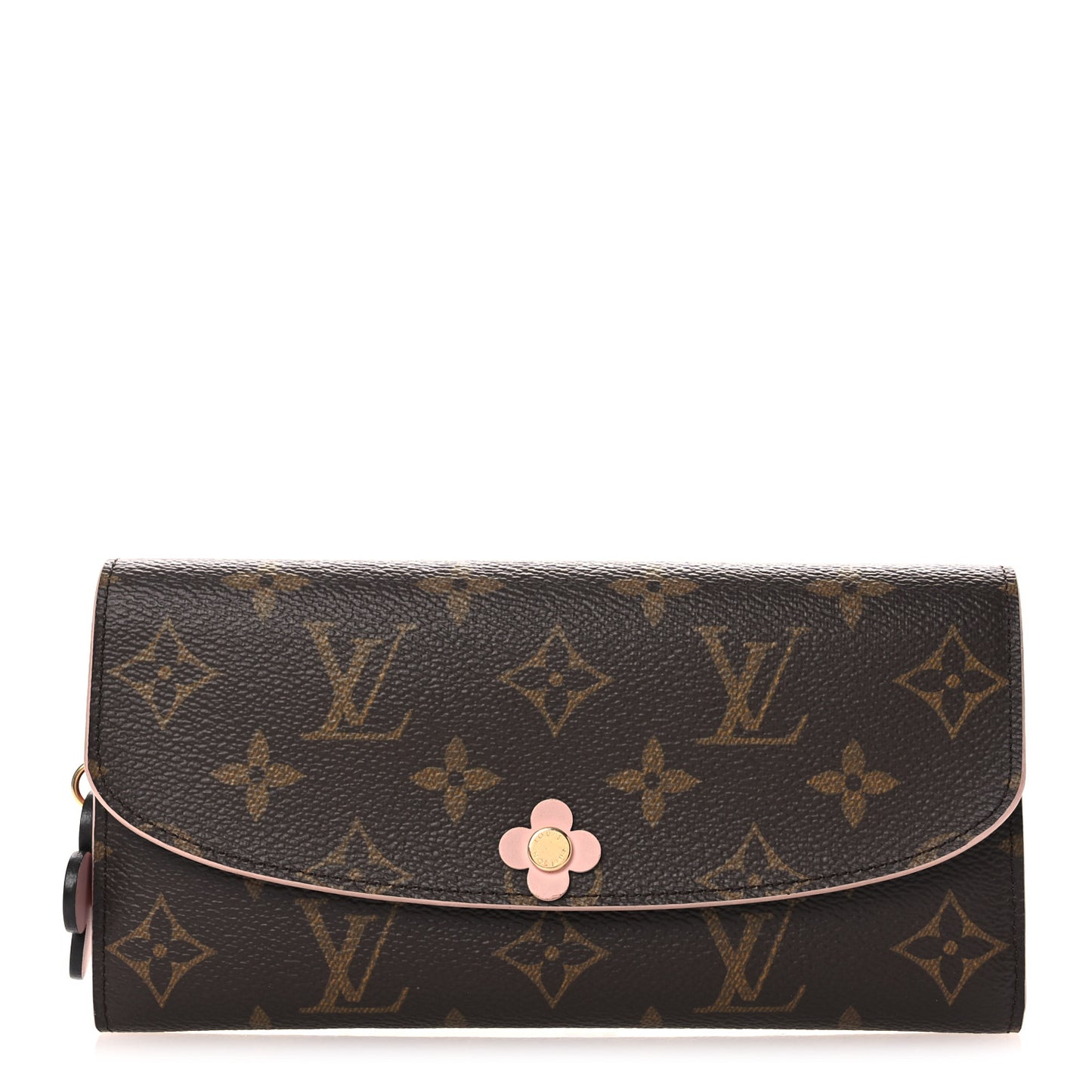 Monogram Bloom Flower Emilie Wallet Fuchsia