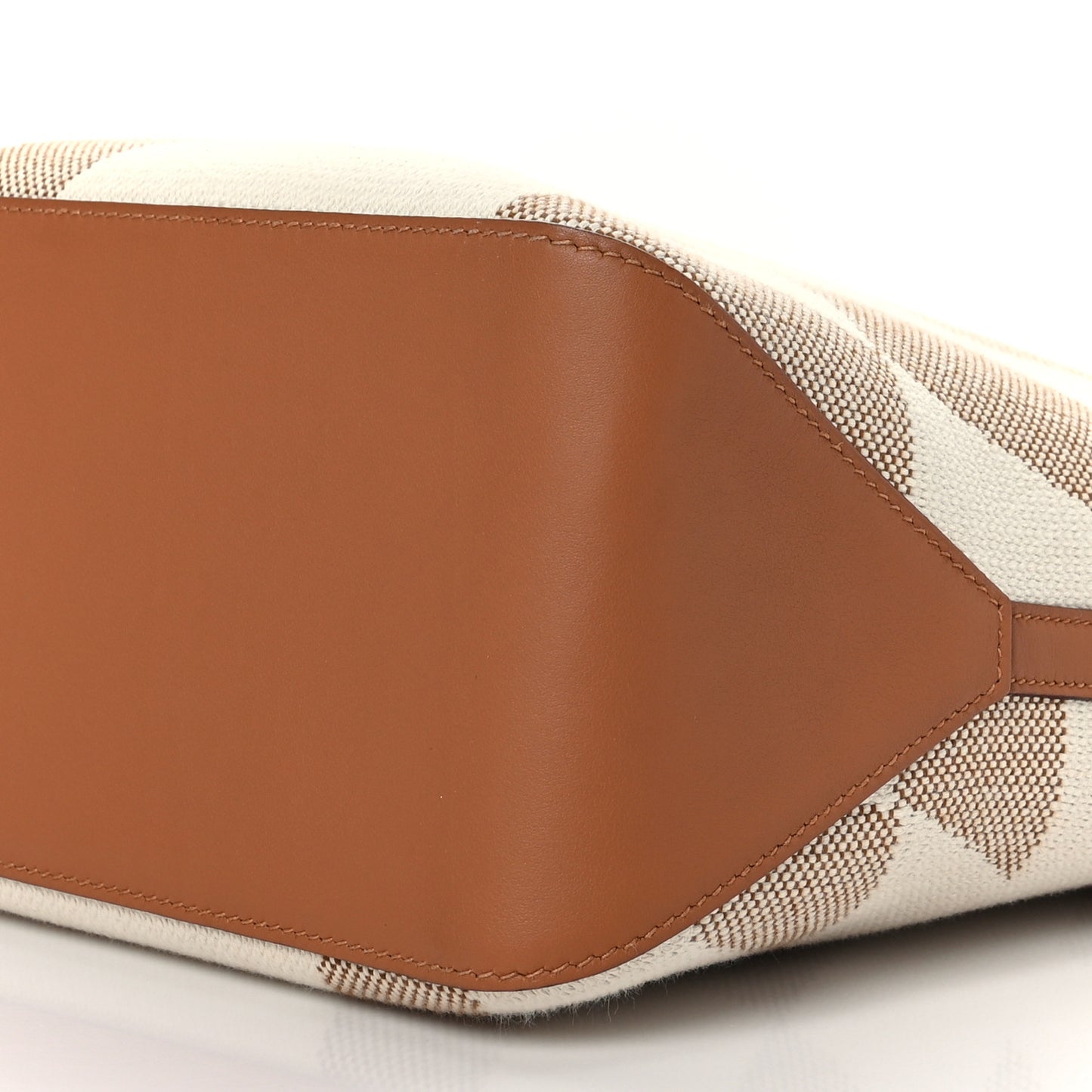 Swift H Canvas Cabas H En Biais 40 Ecru Naturel Gold