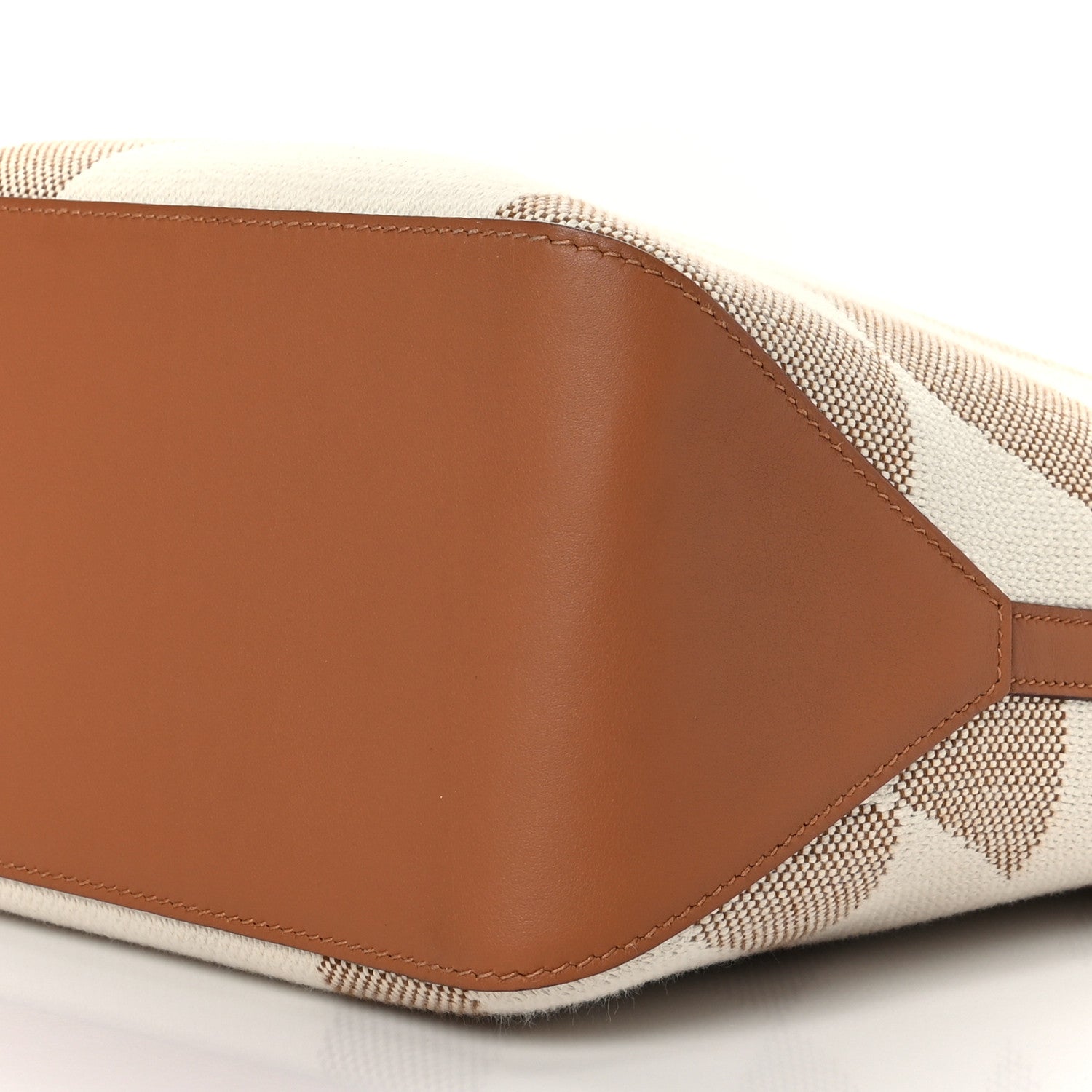 Hermes Swift H Canvas Cabas H En Biais 40 Ecru Naturel Gold 9 of 10