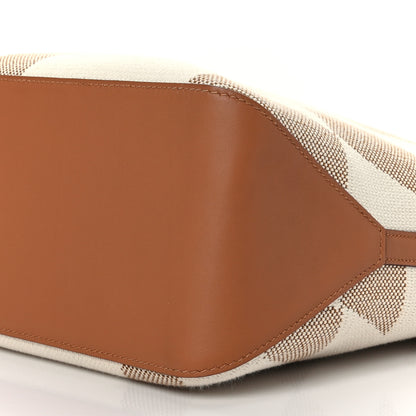Hermes Swift H Canvas Cabas H En Biais 40 Ecru Naturel Gold 9 of 10