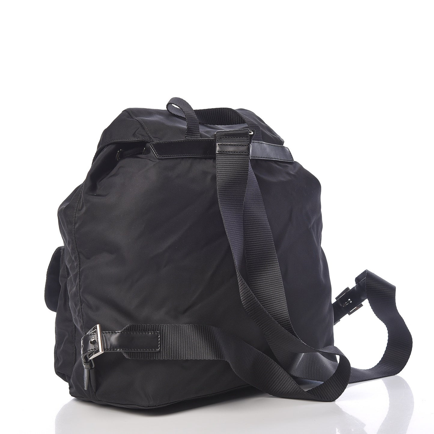 Nylon Vela Medium Backpack Black