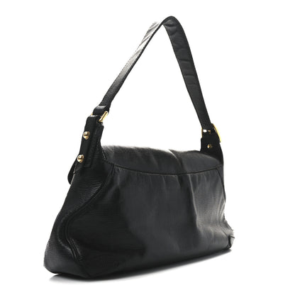 Gucci Calfskin Horsebit Flap Bag Black 3 of 10