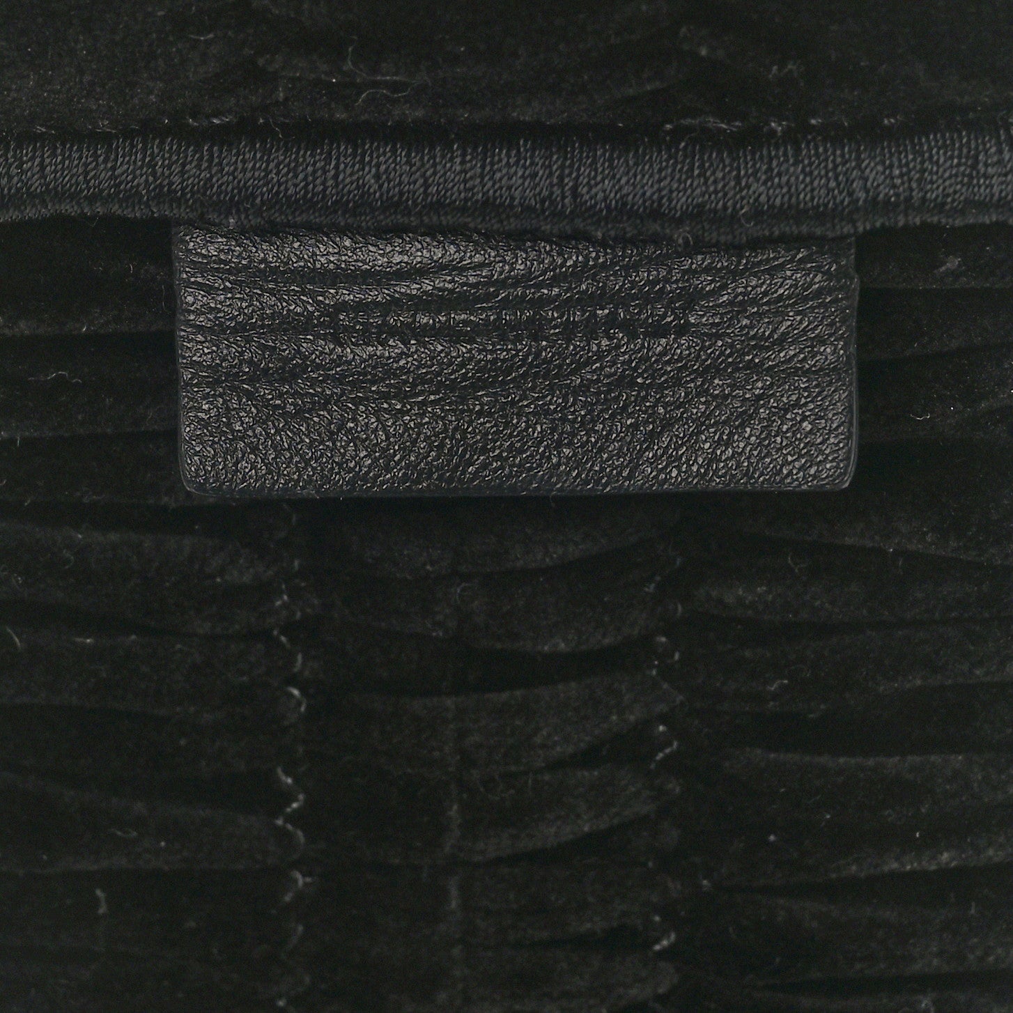 Fendi Velvet Maxi FF Stretch Belt 75 30 Black 3 of 3
