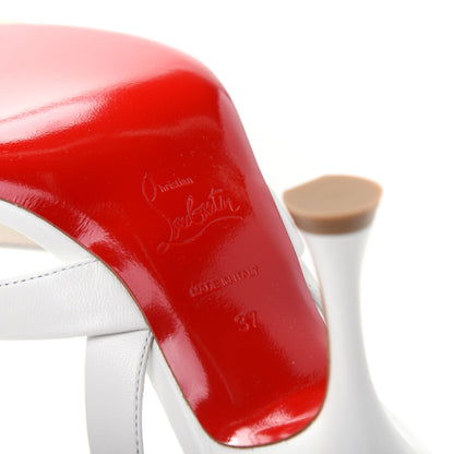 Christian Louboutin Kid Taralita 85 Thong Sandals 37 White 9 of 10