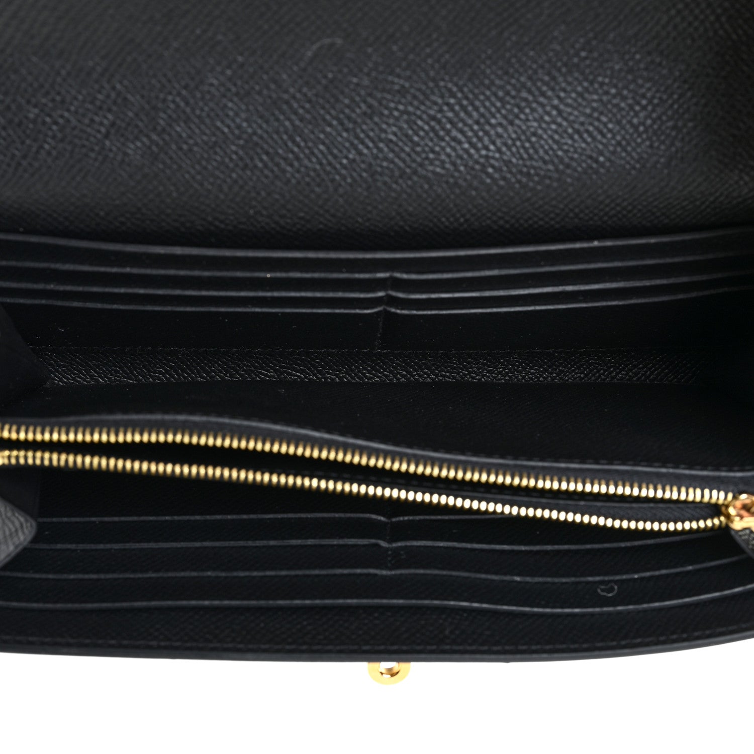 Hermes Epsom Kelly Longue Wallet Black 5 of 11