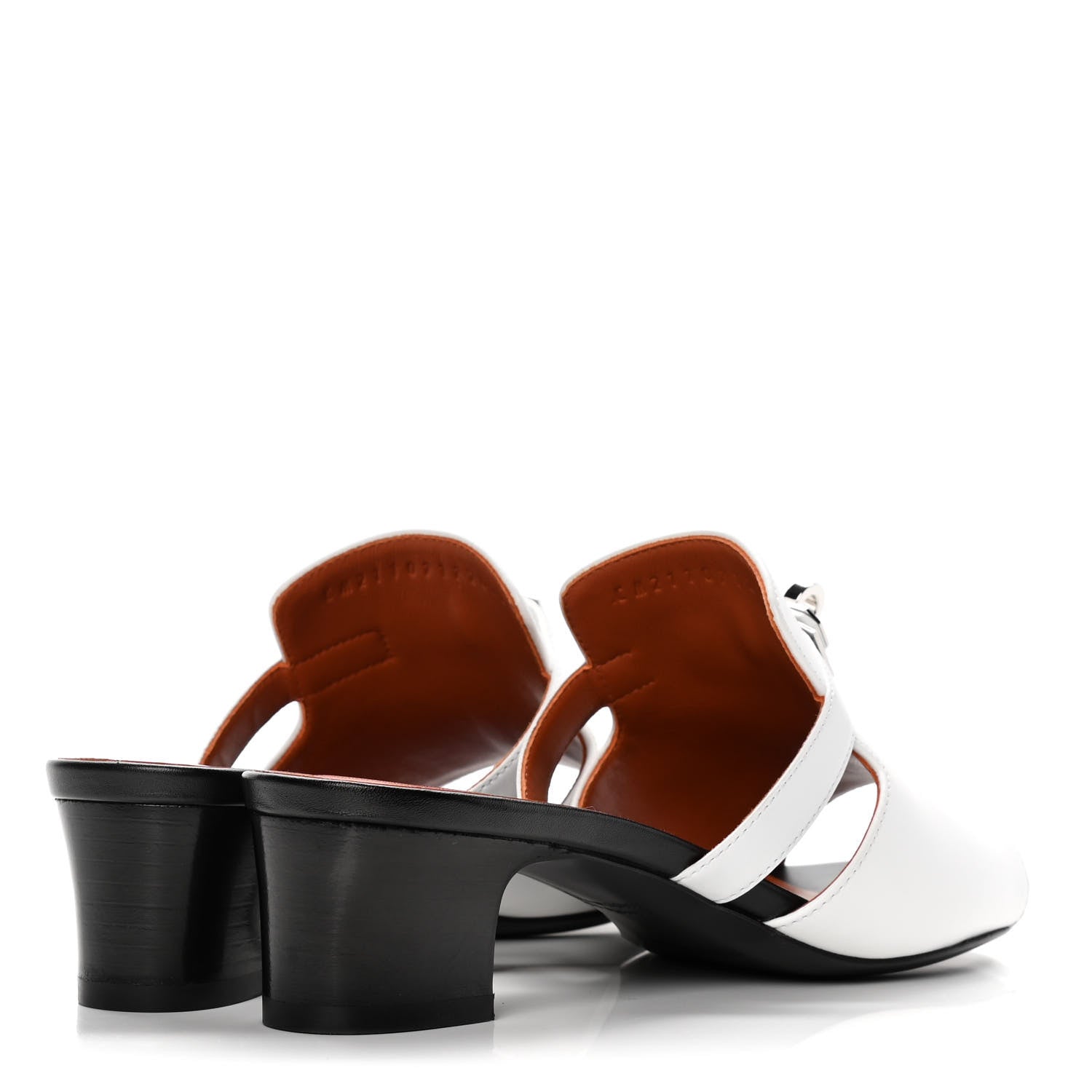 Hermes Goatskin Candy Sandals 37 White 4 of 11