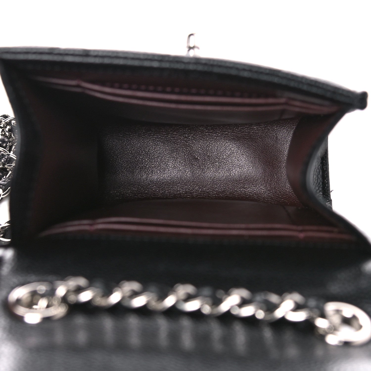 Chanel Caviar Quilted Classic Phone Holder Black 5 of 11