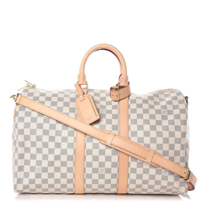 Louis Vuitton Damier Azur Keepall Bandouliere 45 1 of 12