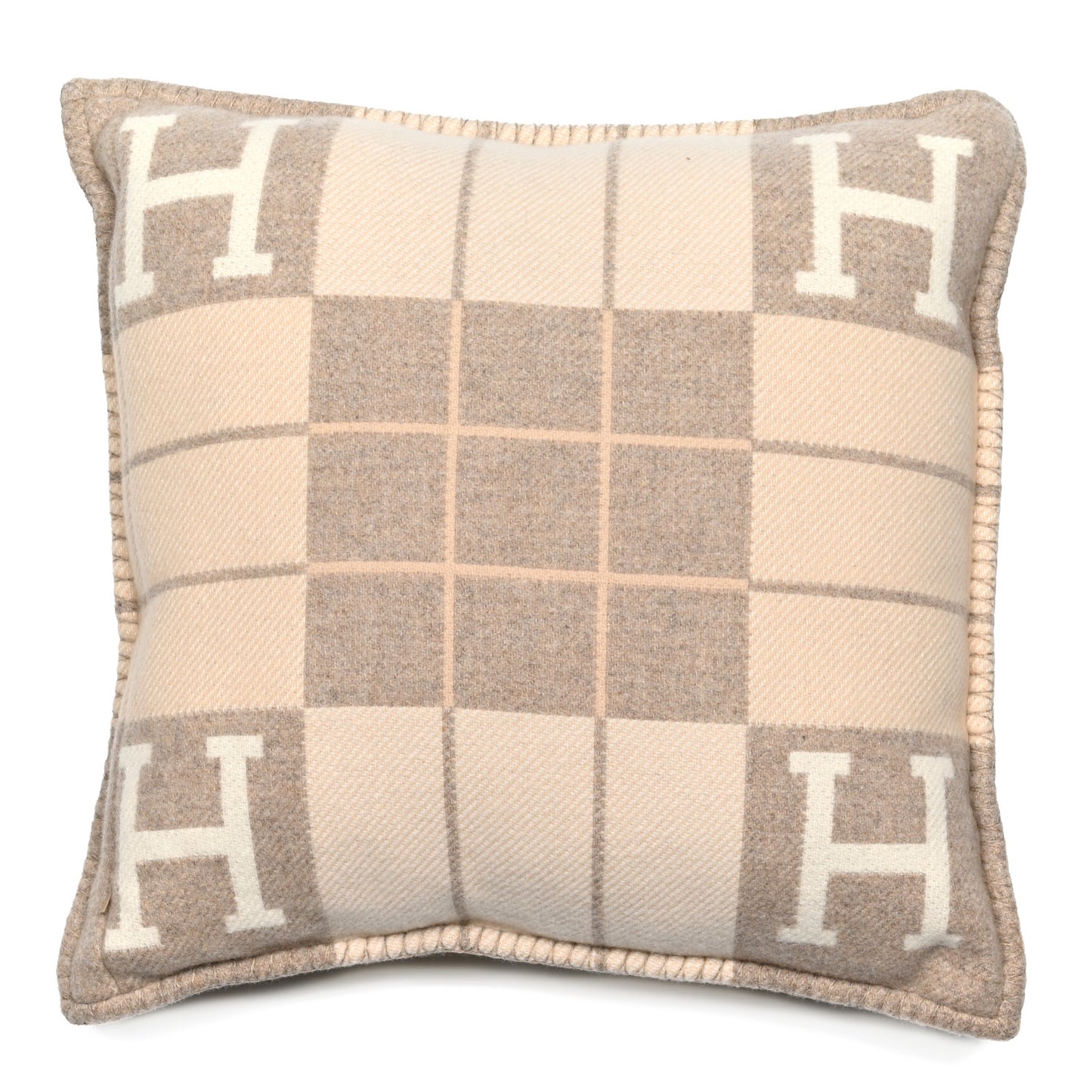 Wool Cashmere Avalon III Pillow PM Coco Camomille