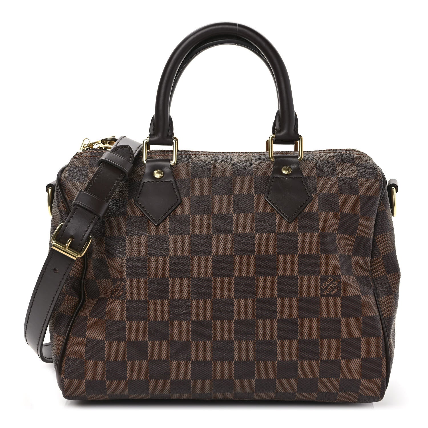 Louis Vuitton Damier Ebene Speedy Bandouliere 25 1 of 8