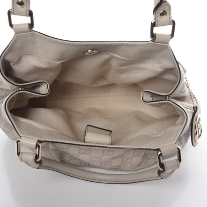 Gucci Guccissima Medium Sukey Tote Mystic White 6 of 16