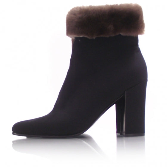Prada Nylon Fur Lined Boots 2 of 7