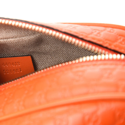 Gucci Soft Microguccissima Mini Bree Messenger Bag Sun Orange 9 of 10