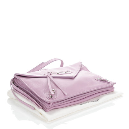Balenciaga Calfskin Papier Mini Triple Crossbody Rose Orchid 4 of 7