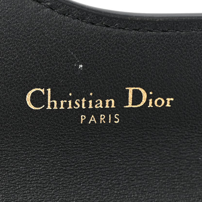 Christian Dior Goatskin Saddle Card Holder Black 6 of 10