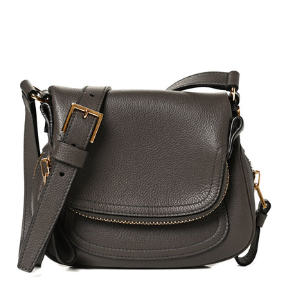 Tom Ford Calfskin Mini Jennifer Crossbody Bag Grey 1 of 12