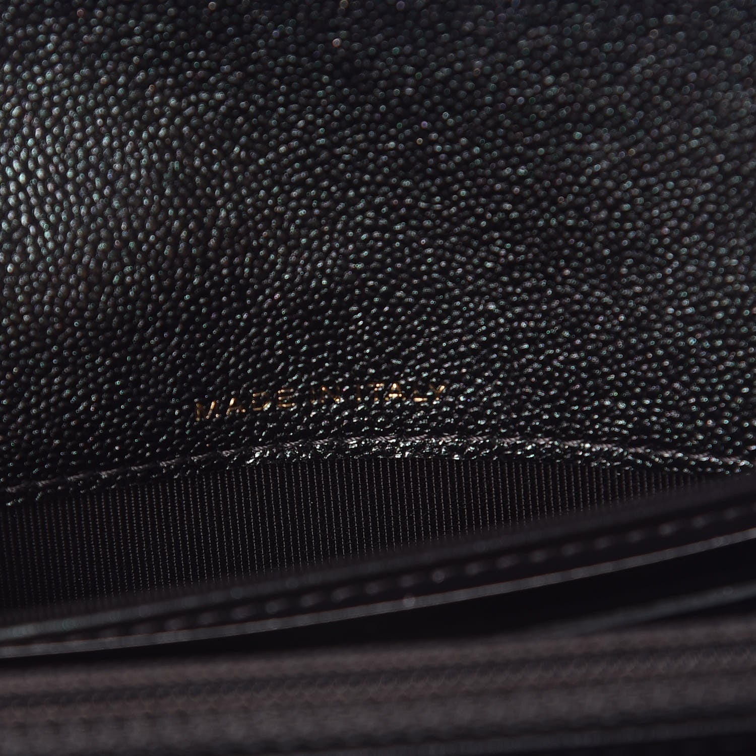 Chanel Iridescent Caviar Quilted Medium Flap Wallet Black 7 of 11