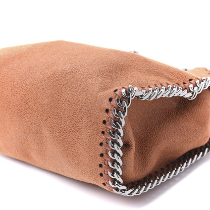 Stella McCartney Shaggy Deer Tiny Falabella Fold Over Cognac 8 of 9