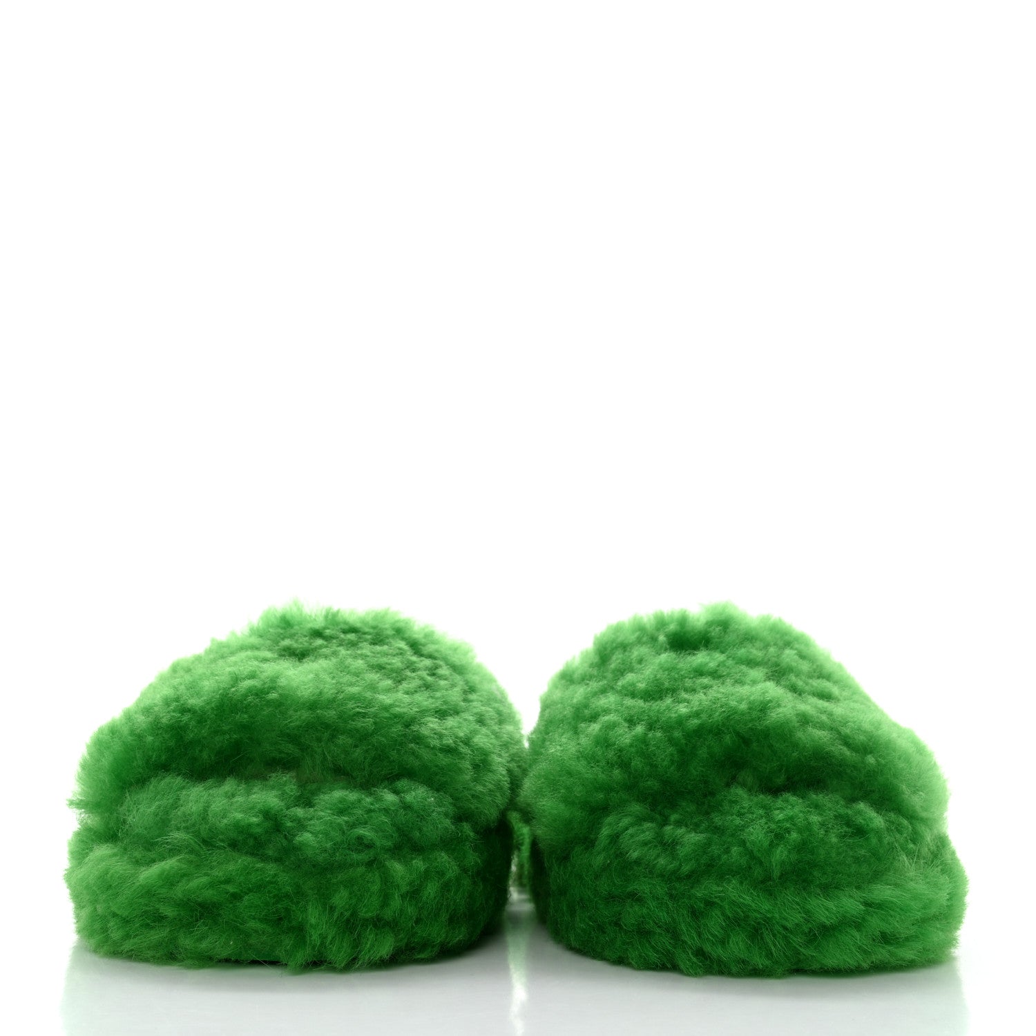 Bottega Veneta Shearling Resort Teddy Slides 40 Parakeet 2 of 6