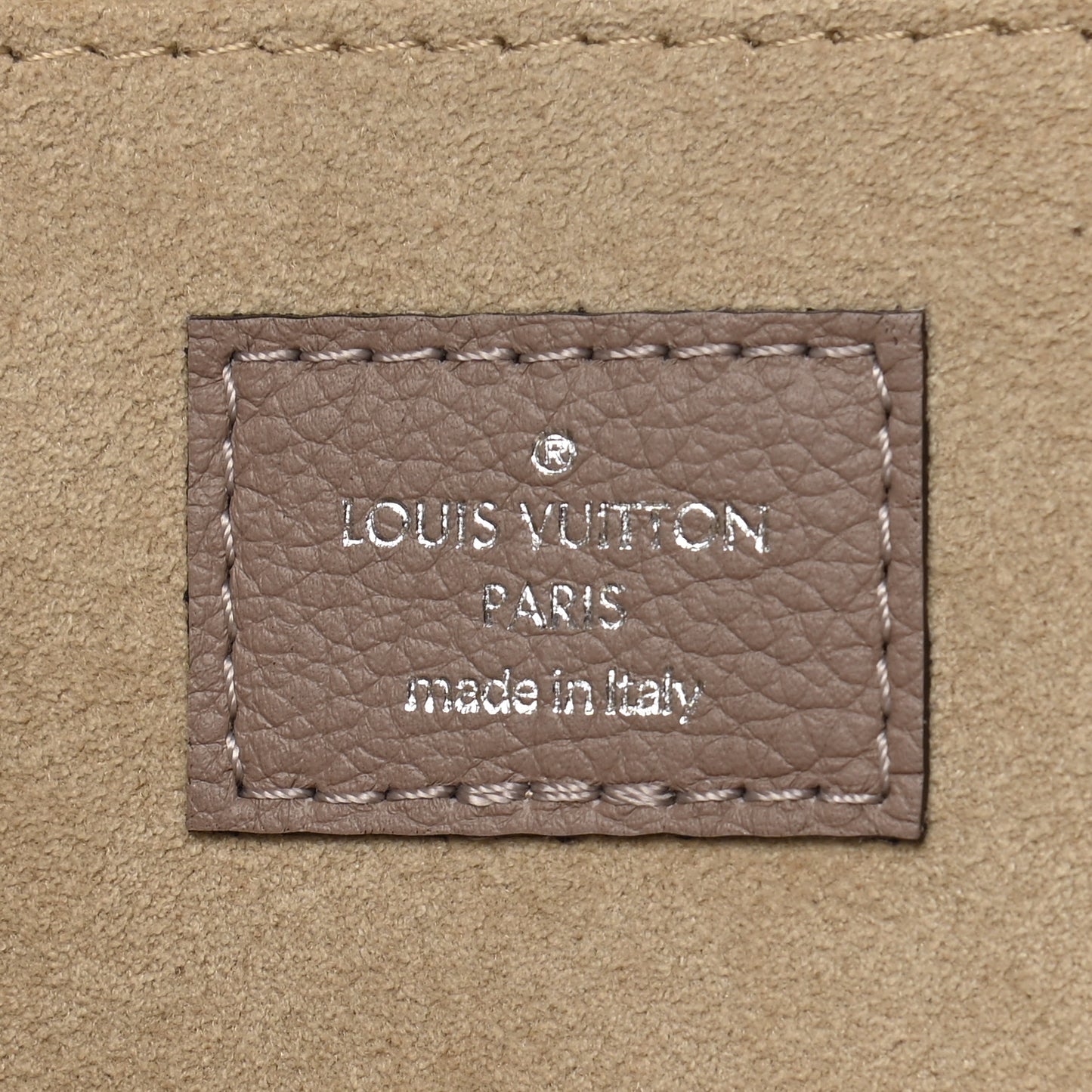 Calfskin Zip Pouch Taupe