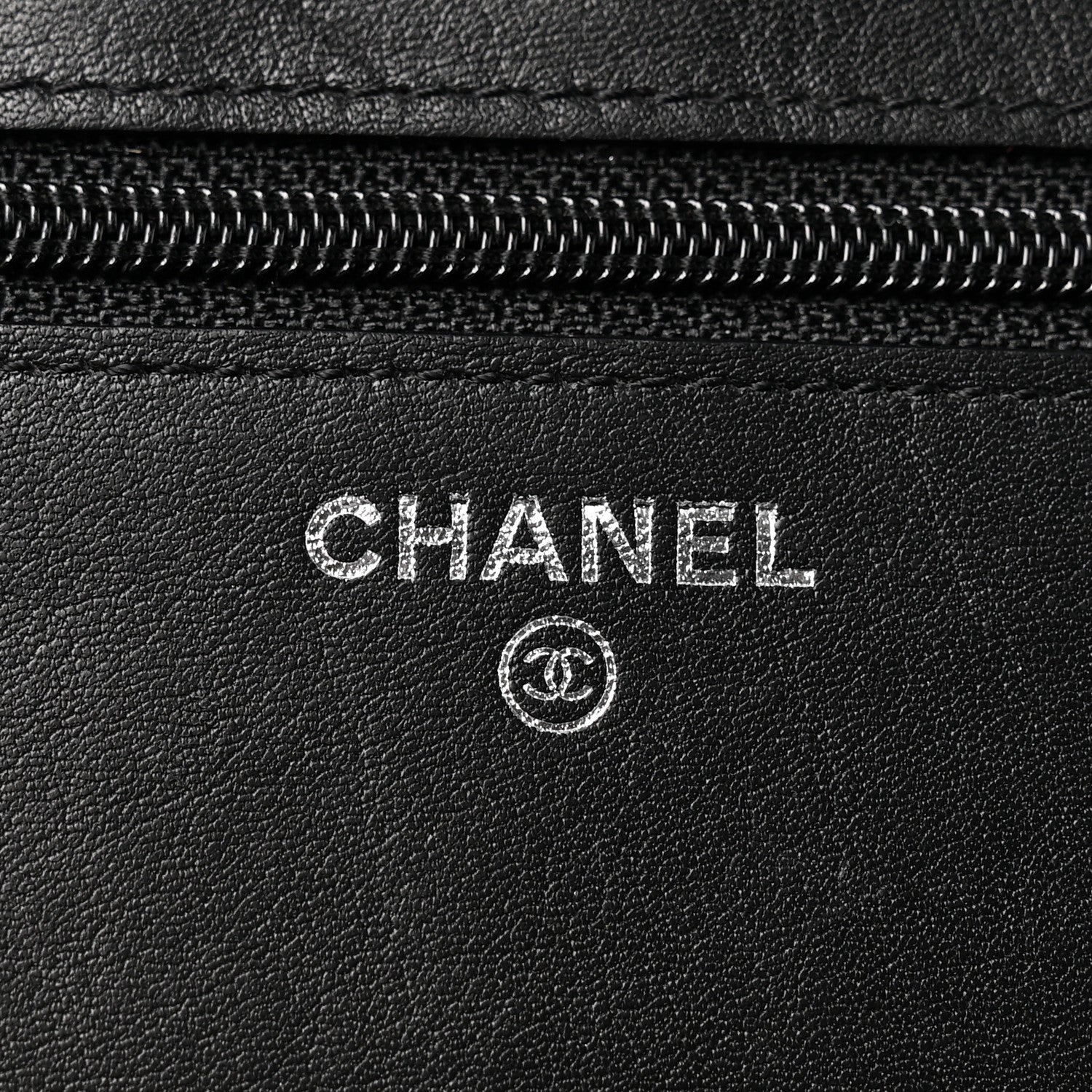 Chanel Caviar Sevruga Wallet on Chain WOC Black 6 of 13