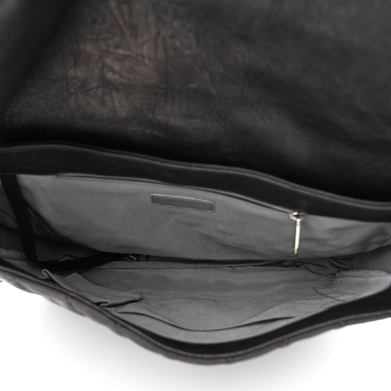 Chanel Washed Lambskin Quilted Maxi Chain Around Flap Black 5 of 11