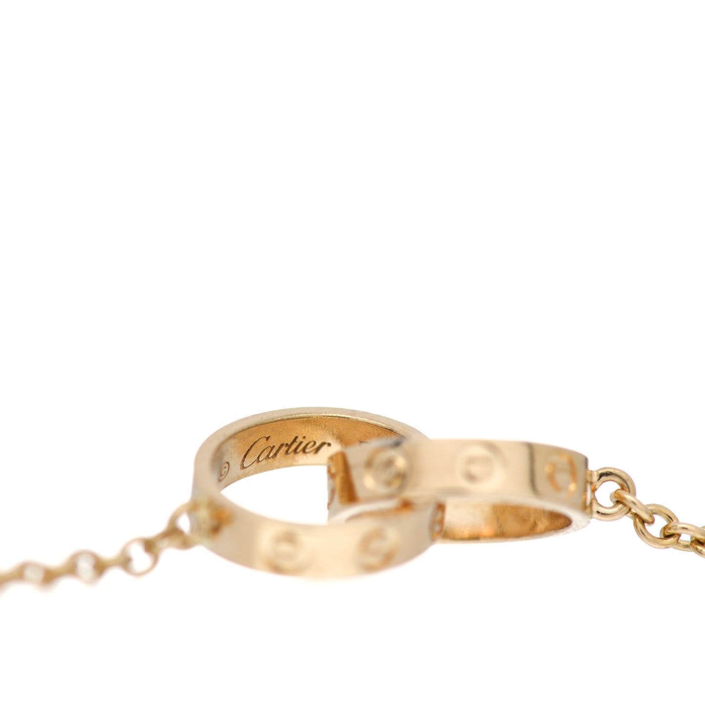 18K Yellow Gold Interlocking LOVE Bracelet