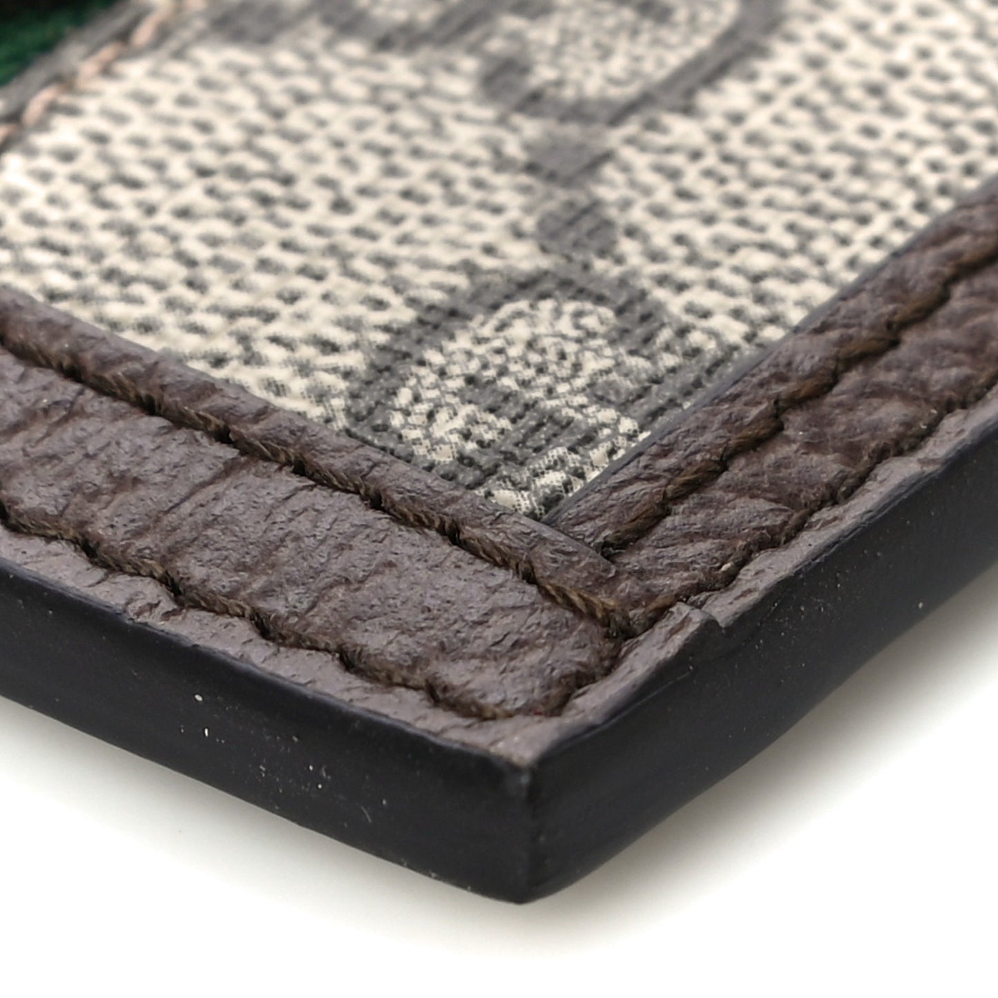 GG Supreme Monogram Ophidia Card Holder Brown