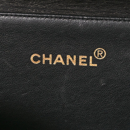 Chanel Patent Quilted Double Sided Shoulder Flap Bag Black 6 of 13