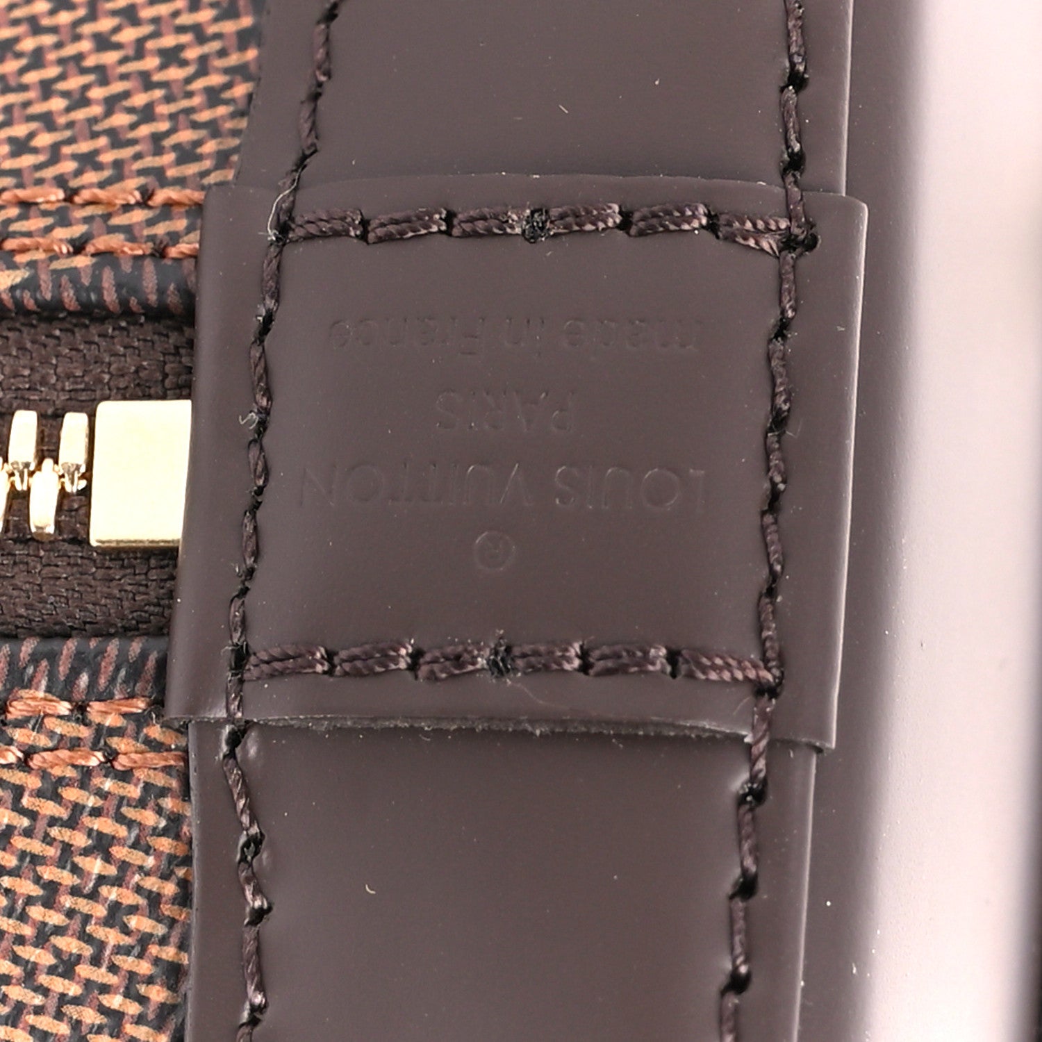 Louis Vuitton Damier Ebene Alma BB 6 of 9