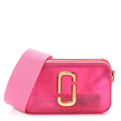 Marc Jacobs Jelly Glitter Small Snapshot Camera Bag Pink 3 of 15