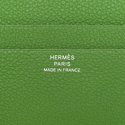 Hermes Evercolor Sellier Wallet Vert Yucca 6 of 8