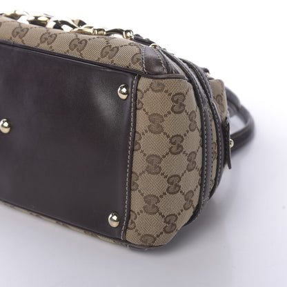 Gucci Monogram Medium Wave Boston Dark Brown 7 of 14